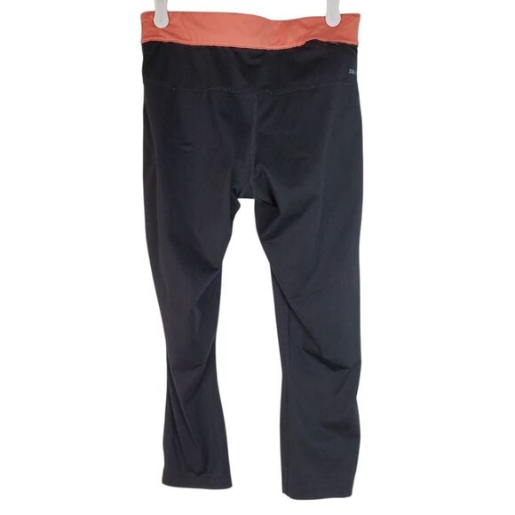 Nike Dri-Fit Run Fast Live Fearless Drawstring Active Capri Leggings Black Small - Picture 4 of 15